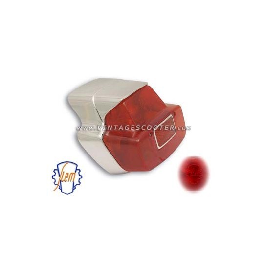 Feu arrière aluminium SIEM Vespa 125 VNB6 / 180 SS + Joint